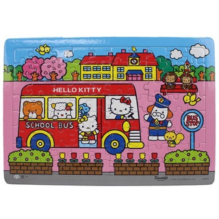 ☌☁Hello Kitty Puzzle 80 Pieces Love To School/One Piece One C678023 KT Toddler Cartoon Made In MIT