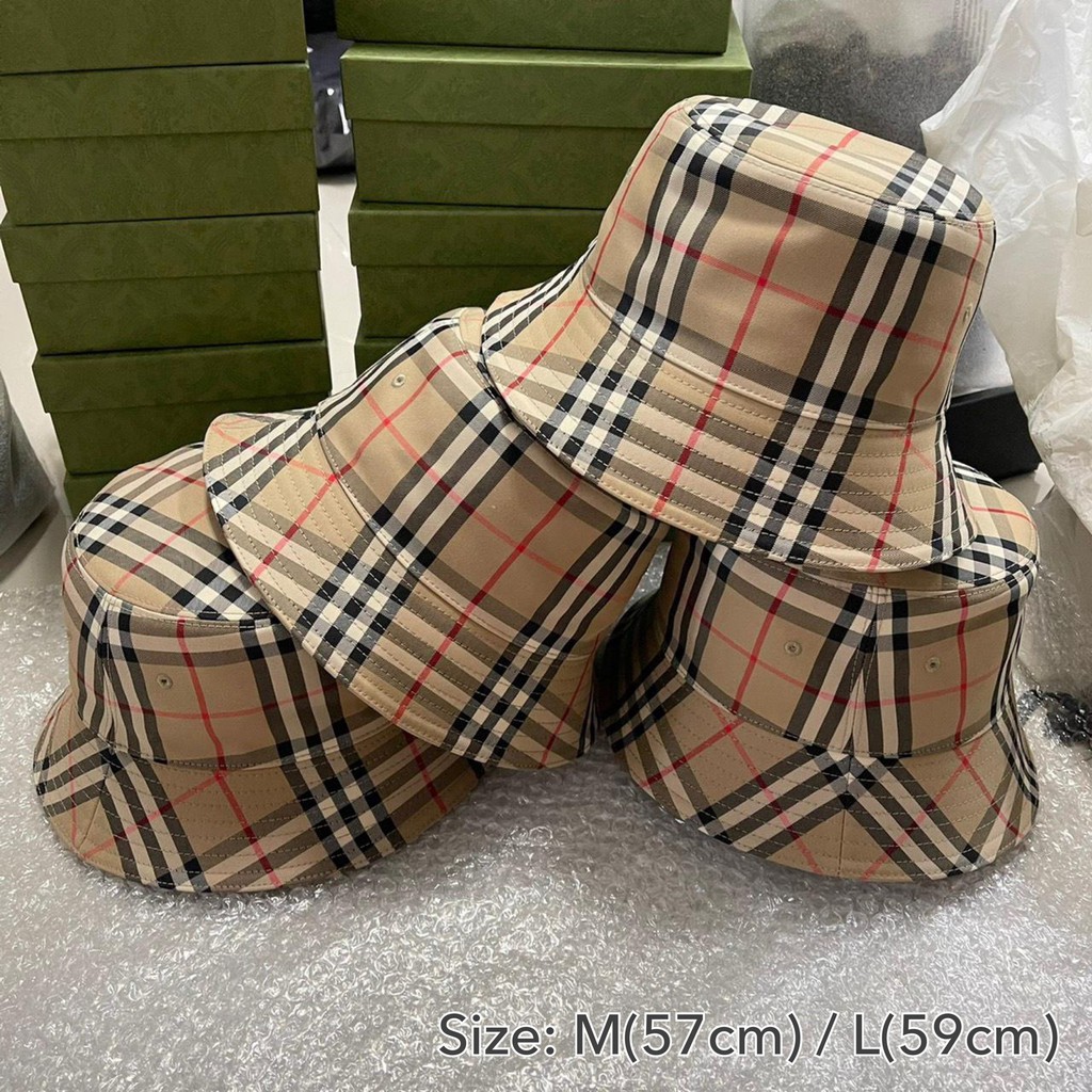 BURBERRY Bucket Hat 100 Shopee Thailand