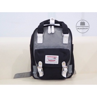 DOUGHNUT Macaroon Mini Backpack Light Grey  X  Black (outlet)