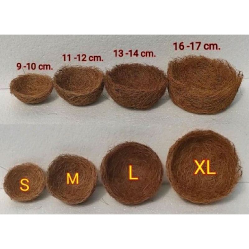 รังนก-ผลิตจากวัสดุธรรมชาติ-มี-4-ขนาด