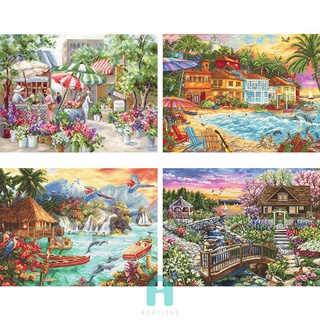 ชุดCross Stitch ผ้าแคนวาสปักครอสติส 11Ct 40X50 ซม. สําหรับตกแต่ง Diy