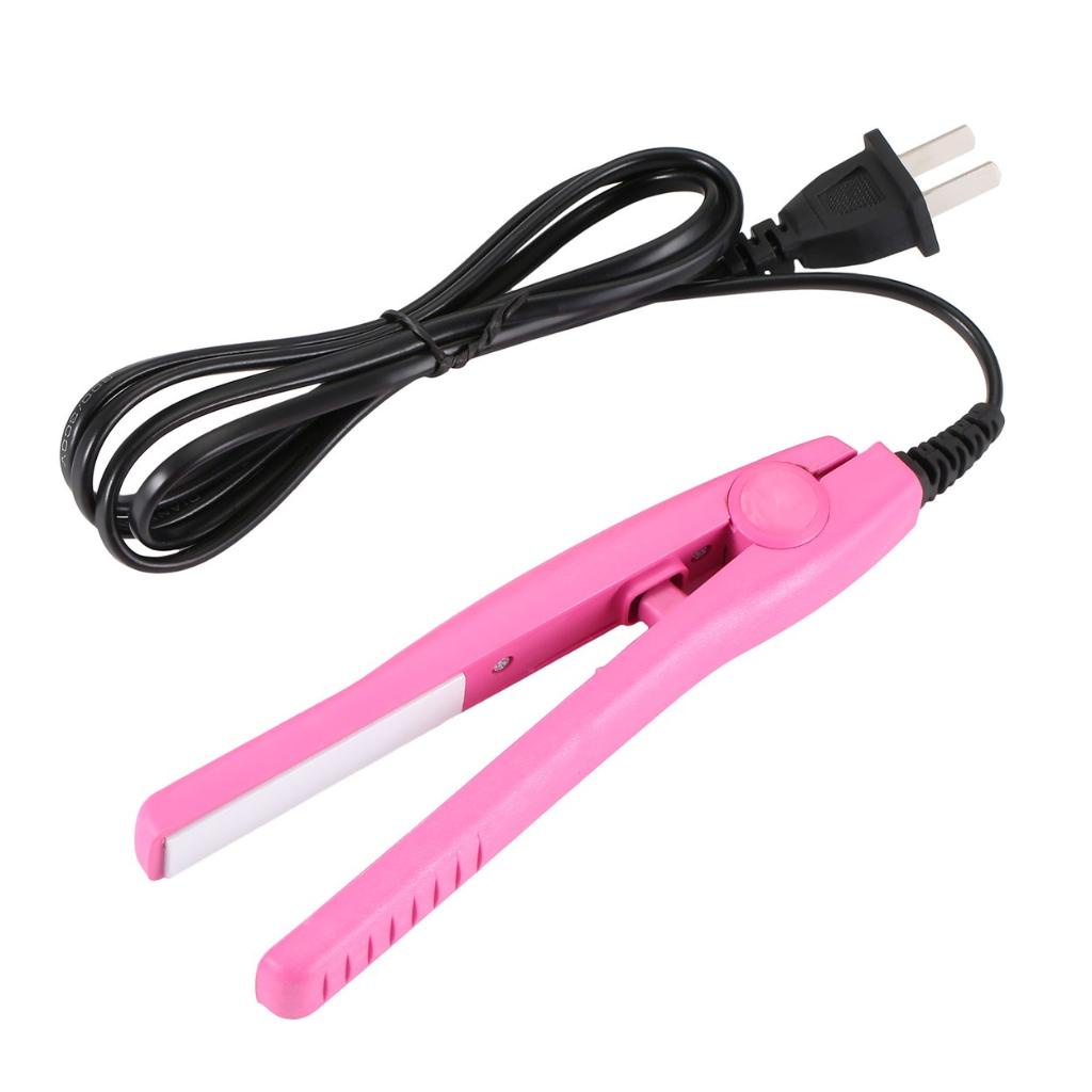 เครื่องดัดผมไฟฟ้าเซรามิค-และที่หนีบผมตรง-ขนาดเล็ก-us-220v