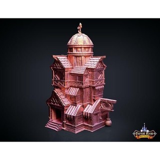 [Plastic] Fates End Dice Tower for Board Game/ Tabletop Games: Catfolk Tower - หอคอยถอยเต๋า