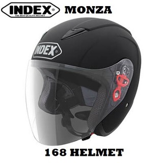 หมวกกันน็อค index  monza สีดำด้าน