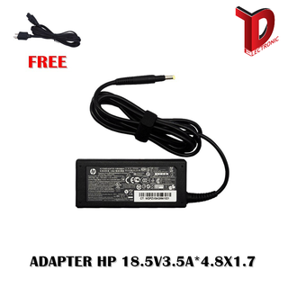 สินค้า ADAPTER HP 18.5V3.5A*4.8X1.7  / สายชาร์จโน๊ตบุ๊คเอชพี + แถมสายไฟ