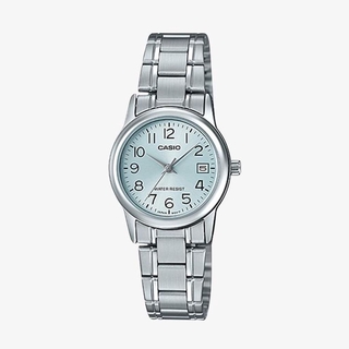 ภาพหน้าปกสินค้า[ประกันร้าน] CASIO นาฬิกาข้อมือผู้หญิง Standard Blue Dial Silver รุ่น LTP-V002D-2BUDF-S ที่เกี่ยวข้อง