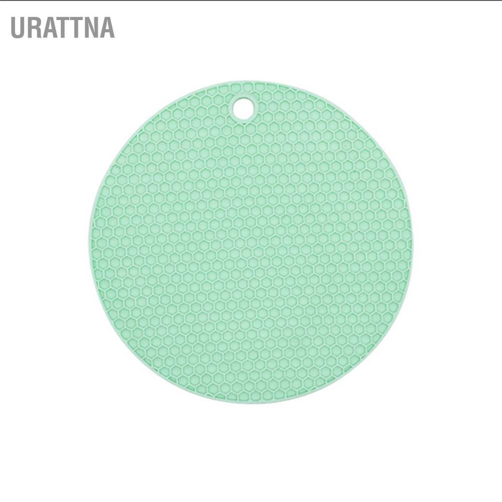 urattna-แผ่นยางรองจาน-ทรงกลม-ปลอดสารพิษ-ทนความร้อน-ล้างทําความสะอาดได้-สําหรับถ้วย-ชาม