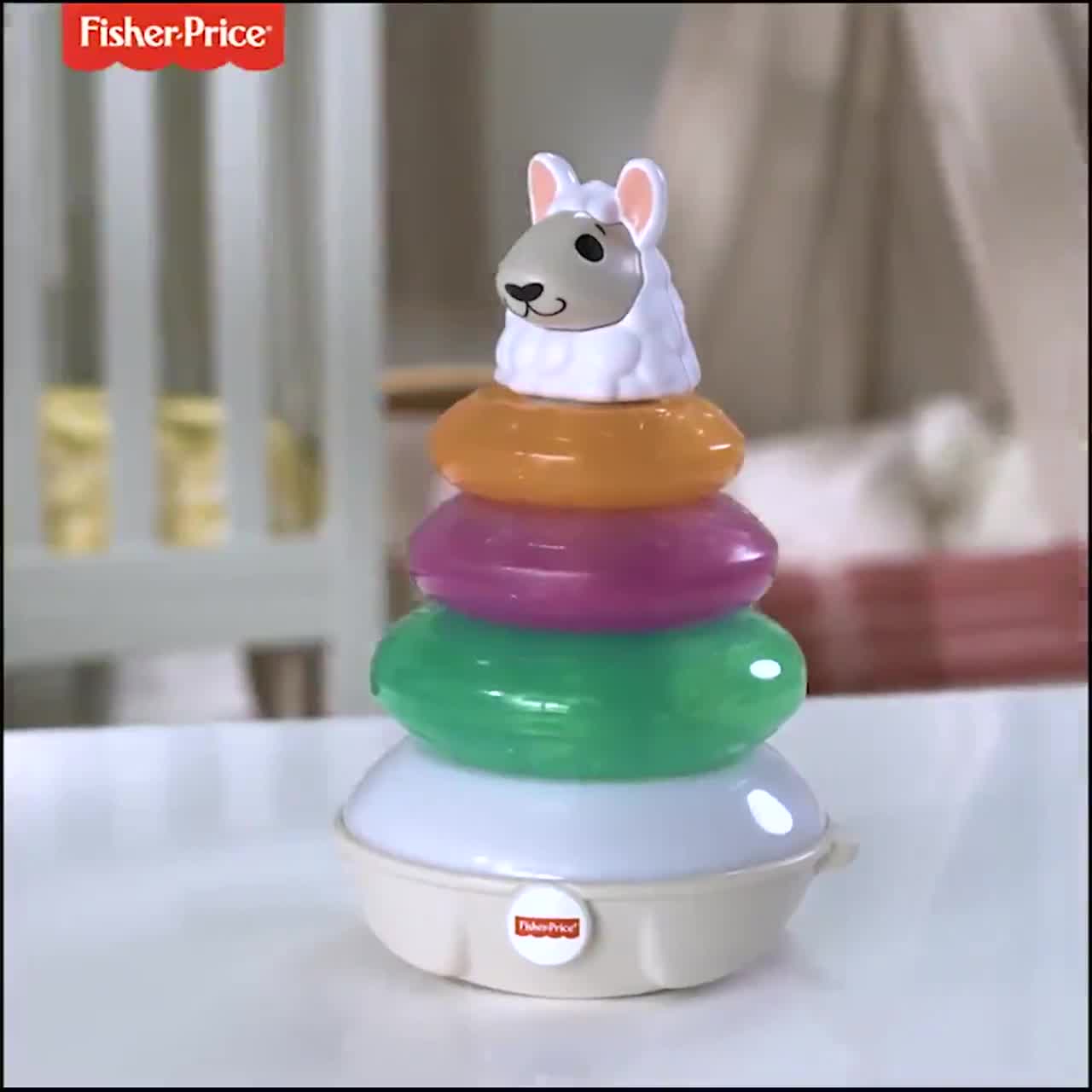 fisher-price-linkimals-lights-amp-colors-llama-ห่วงซ้อนสี-ห่วงเสริมพัฒนาการ-ของเล่นเด็ก