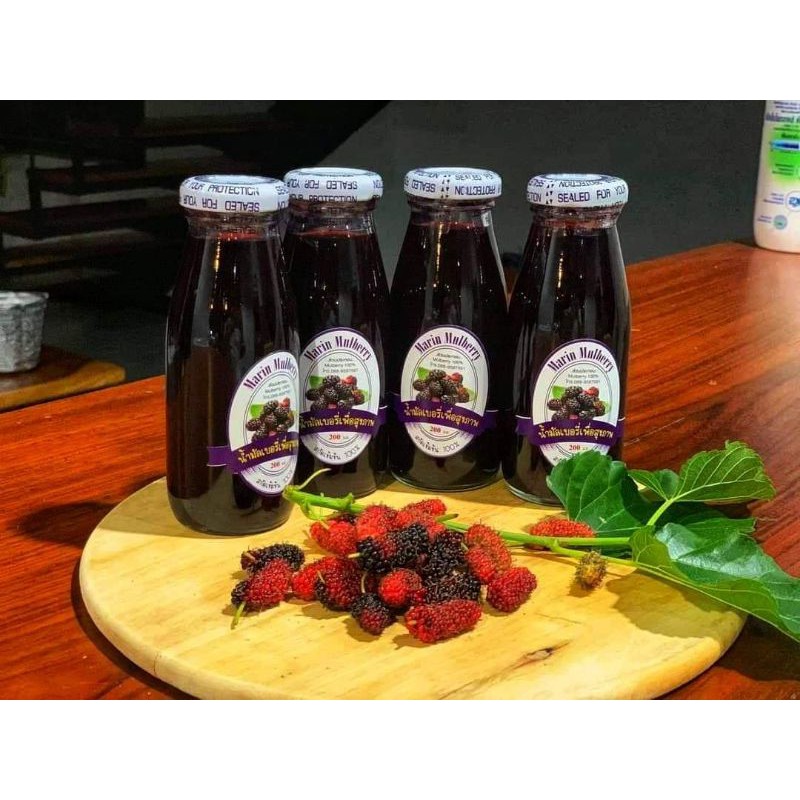 marin-mulberry-น้ำมัลเบอร์รี่-ลูกหม่อน-100-ขนาด-200ml