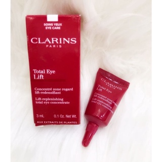 ส่งฟรี Clarins Review Clarins Total Eye Lift Serum 3ml  อายครีมรุ่นใหม่จากคลาแรงส์ OCT01