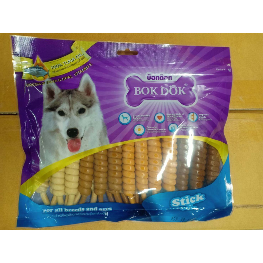 bokdok-stick-ขนมสุนัข-พันเกลียว-รสนม-ตับ-ไก่-เนื้อ-600-กรัม