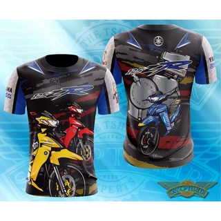 เสื้อยืด ลาย Yamaha 125zr (Baju Motor Sublimation) 125zr 3D ไซซ์ 100 ซม.-3XL สําหรับเด็ก