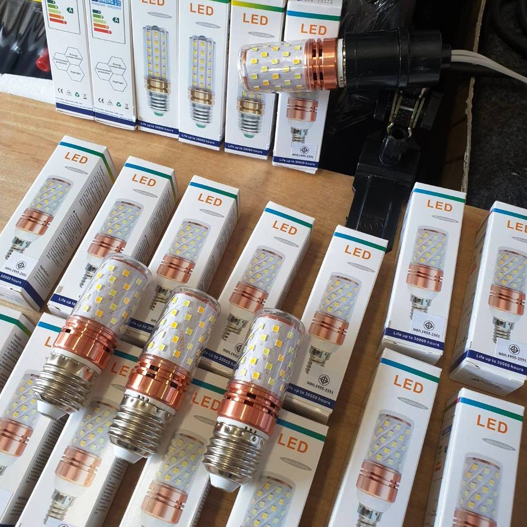 หลอดประหยัดไฟ-led-3-สี-แฟชั่น-220v-ขั้วเกลียว-e27