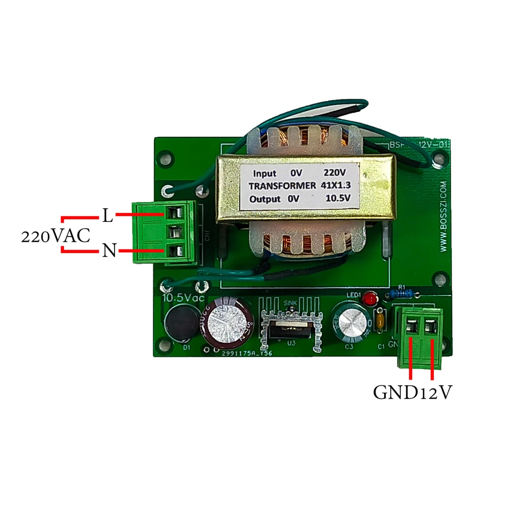 วงจร-step-down-220vac-to-12vdc-1-5a