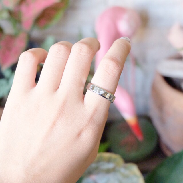 แหวนคู่-valentine-พร้อมส่งครบไซส์-basic-ring-ราคาวงเดียว-แหวนคู่รัก