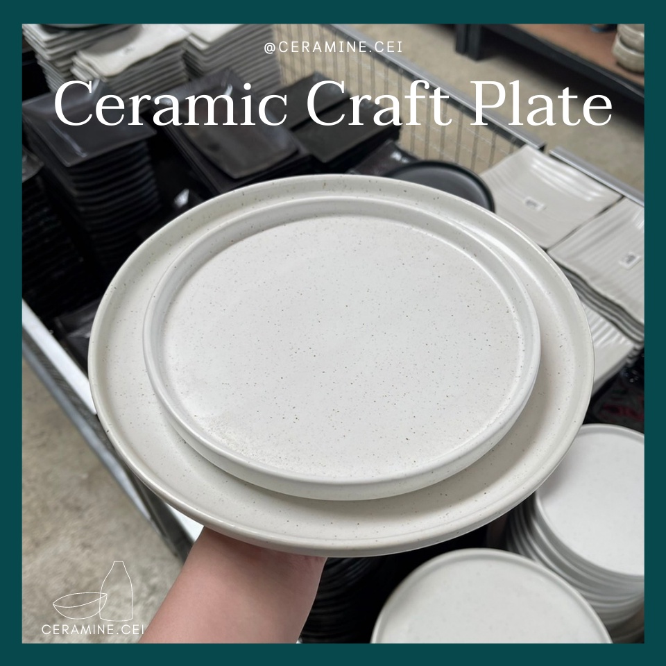 craft-plate-จานเซรามิค-8-10-จานขอบตั้ง-รุ่นขอบโค้ง-จานมินิมอล-จานเค้ก-จานขนม-จานสเต็ก-จานสปาเก็ตตี้-จานแบนขอบตั้ง