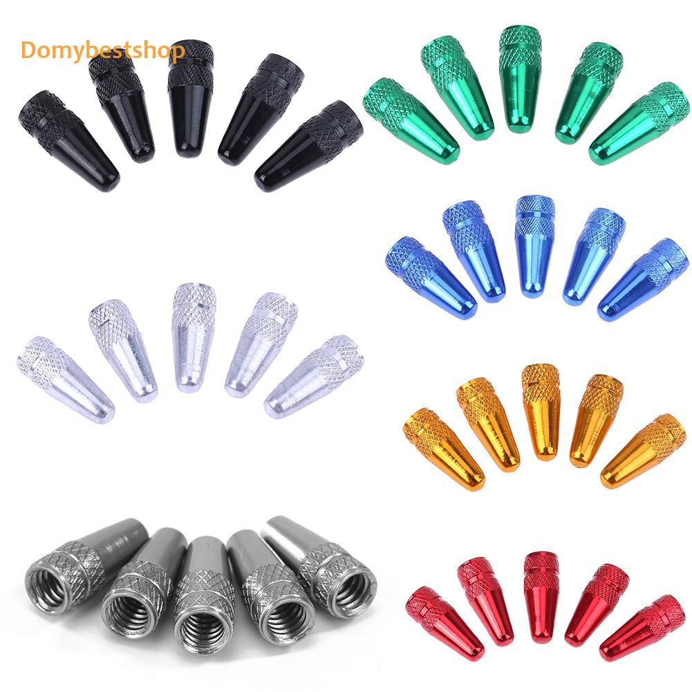 ฅdbฅ5pcs-bicycle-presta-high-aluminium-pressure-valve-caps-dust-covers