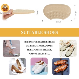 ภาพขนาดย่อของภาพหน้าปกสินค้าแผ่นเสริมส้นรองเท้า ขนาดใหญ่ ใส่สบาย กันเลื่อน และพุพอง สําหรับผู้ชาย ผู้หญิง จากร้าน amazon.th บน Shopee ภาพที่ 5