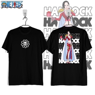 เสื้อยืดสําหรับผู้ชาย♗O.One Piece x ANSTHTCS - เสื้อยืดเชิ้ตอะนิเมะ Hancock สําหรับผู้ชาย/เสื้อ fy2