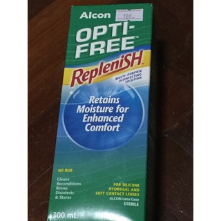 ALCON น้ำยาแช่คอนแทคเลนส์ สูตร Replenish ขนาด 300ml.