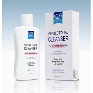 【 ลดสูงสุด 100 โค้ด OBNOV100 】COS COSEUTICS :: Gentle Facial Cleanser For Oily And Pimple skin เจลล้างหน้าสูตรอ่อนโย