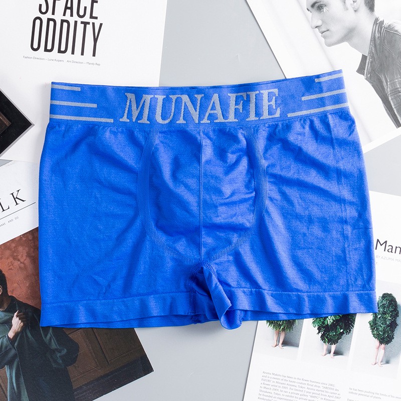 ภาพสินค้าMN004 ️พร้อมส่ง️ Munafie boxer กางเกงในชาย บ็อกเซอร์ผู้ชาย ไร้รอยต่อ ผ้านิ่มมาก จากร้าน egou_thai บน Shopee ภาพที่ 7