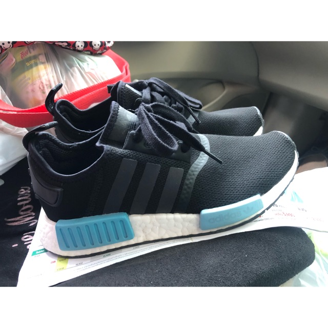 Nmd R1 Core Black Blue Men's Shoes Adidas NMD_R1 Core Black/ Carbon/ Grey  Five (IG5535