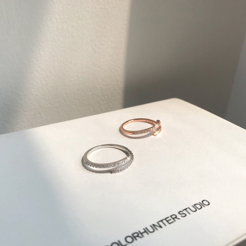 ภาพหน้าปกสินค้าcod qipin ins minimalist แหวนนิ้วมือปรับขนาดได้ จากร้าน qipin.th บน Shopee