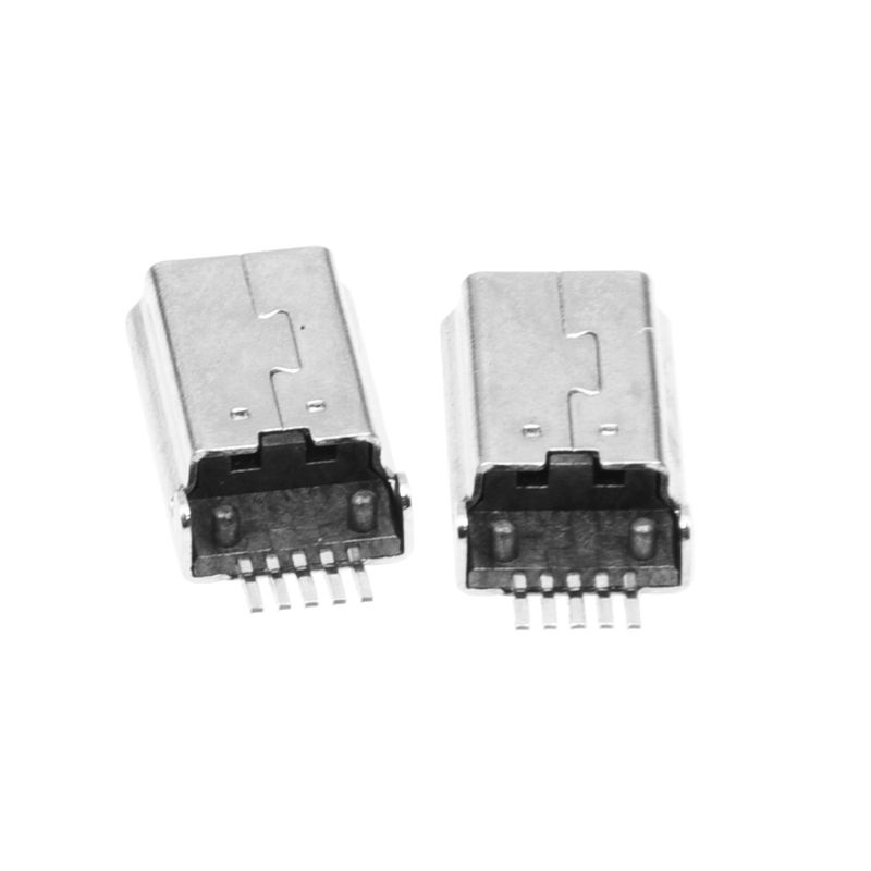 mini-usb-type-b-plug-male-180-องศา-5-pin-smd-smt-solder-แจ็คเชื่อมต่อ-10-ชิ้น
