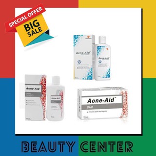 Acne Aid Liquid Cleanser 100 ml แอคเน่ เอด ผลิตภัณฑ์ทำความสะอาดผิวหน้า มี3สูตรกดเลือกได้เลยค่ะ สบู่เหลวล้างหน้า