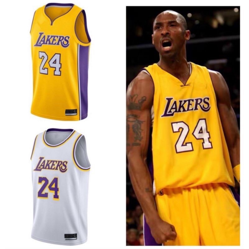 เสื้-บาสเกตบอลlakers24-kobe-23-james-เป็นงานปัก-เสื้อกล้ามออกกำลังกาย-เสื้อกล้ามใส่วิ่ง