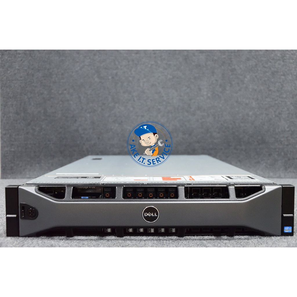 Server Dell PowerEdge R720 CPU E5-2670x2 RAM32GB HDD146GBx8 PowerSupply ...