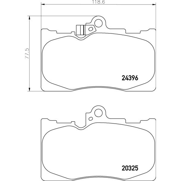 ผ้าดิสก์เบรคหน้า-เล็กซัส-lexus-gs300-3-0ปี-2005-lexus-gs-ปี-2011-grx130-ตรวจสอบสเปคตามรูปที่-2-ก่อนสั่งซื้อ