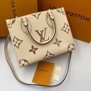 🔥NEW พร้อมส่ง Louis Vuitton Onthego PM Monogram Empreinte Original 1:1