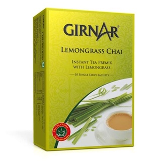 Girnar Instant Premix Lemongrass Chai (10 Sachets) 140 Grams