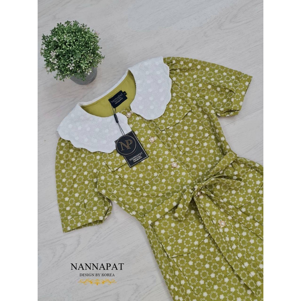 nannapat-playsuit-น่ารัก-ดูดีมีราคา-ใส่ชิลๆได้ทุกโอกาสเลยนะคะ-ผ้าลูกไม้อย่างดี-มีซับในทั้งตัว-แต่งกระเป๋าน่ารัก