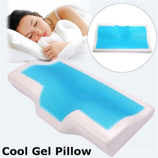 【บลูไดมอนด์】Memory Foam Gel Pillow Summer Ice-cool Anti-snore Slow Rebound Sleep Pillow Orthopedic Soft Health Care Neck