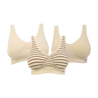 [Pack3ตัว]GENIE MODERN BRA WITH HOOK NUDE-บราไร้โครง สวมสบาย กระชับ ยกอกสวย ลดกลิ่นอับ ยับยั้งแบคทีเรีย บราสำหรับคุณผู้หญิง โดย TV Direct