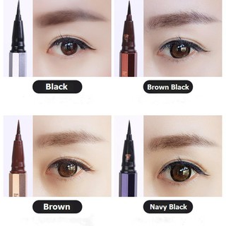 พิเศษโปรโมชั่น Flow Fushi Mote Liner Eyeliner สี#Black #Brownblack #NavyBlack #CherryCheek #Brown อายไลน์เนอร์