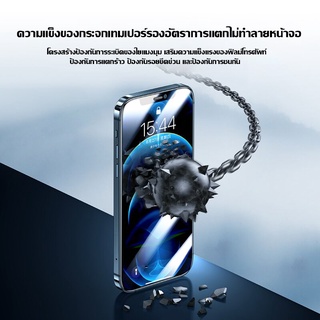 เคสไอโฟน ฟิล์มกันรอย ฟิล์มกระจกเต็มจอ ฟิล์มกระจก9D  iPhone Screen Protector สำหรับ iPhone14 14Pro 14ProMax 13