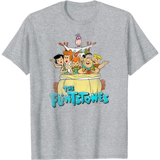 เสื้อยืดผู้ใหญ่ The Flintstones Ride On เสื้อยืด - เสื้อยืดผู้ชาย - เสื้อยืดผู้หญิง - เสื้อยืดผู้ชาย - เสื้อยืดผู้หญิง -