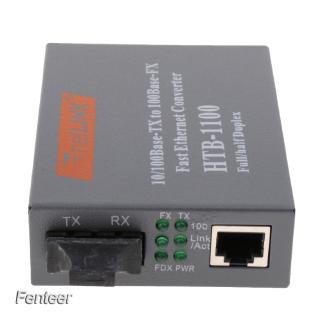 [FENTEER] 100M External Ethernet Media Converter, Multi-Mode Dual Fiber Transceiver