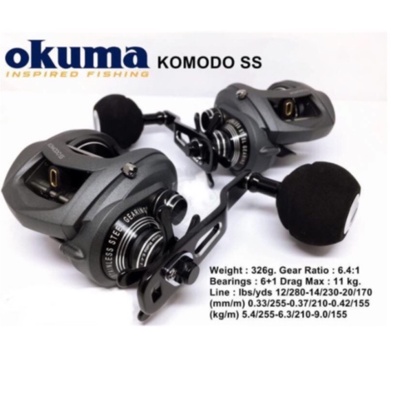 รอกจิ๊กหยดน้ำ Okuma komodo SS KDS364 Shopee Thailand