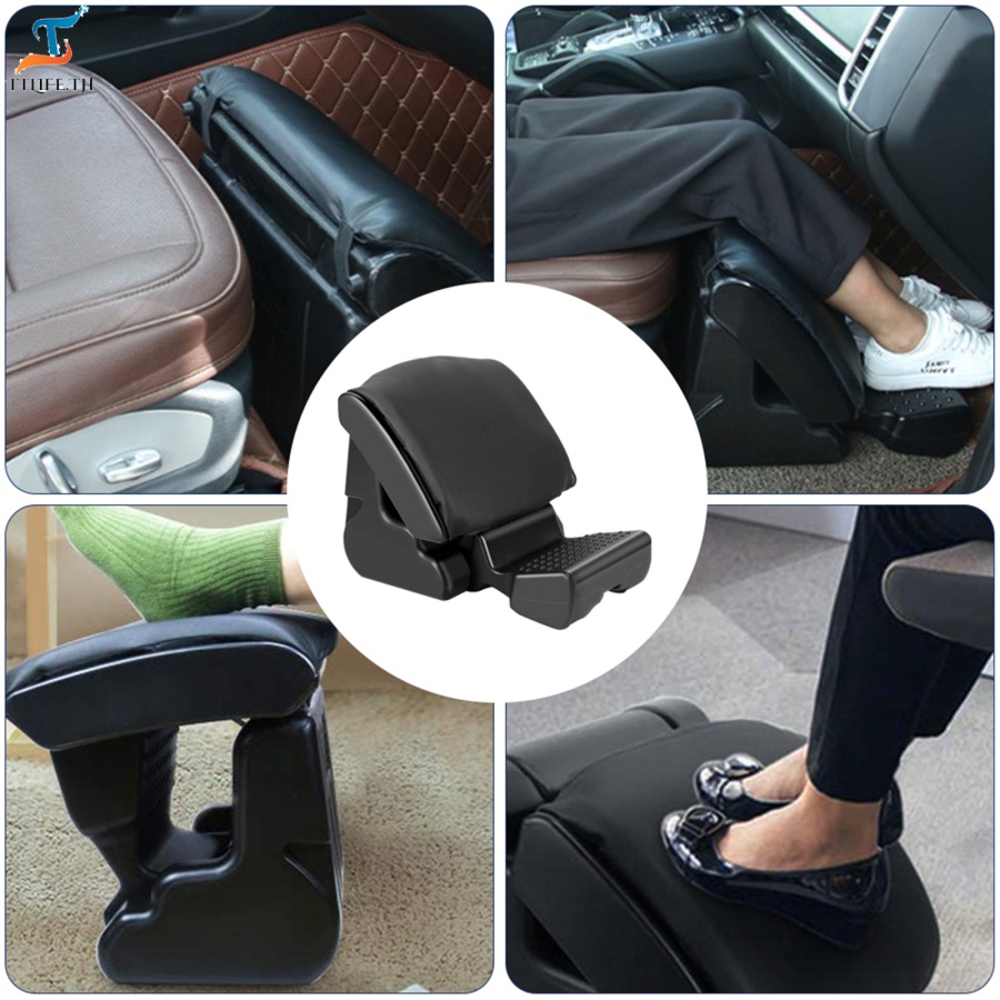 ราคาและรีวิวAdjustable Footrest With Footrest Cushion,Ergonomic Foot Rest