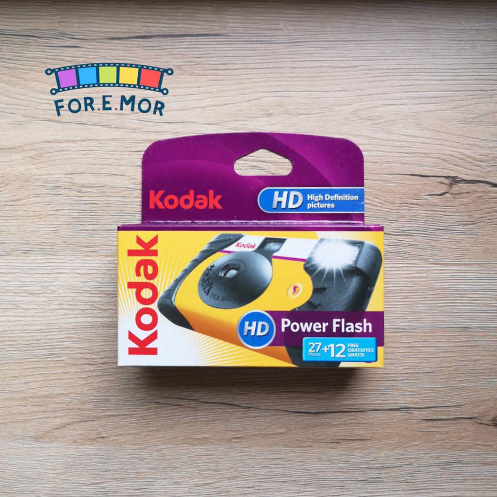 ภาพหน้าปกสินค้าKodak Power Flash HD 39 รูป กล้องฟิล์ม กล้องใช้แล้วทิ้ง Disposable Camera จากร้าน for.e.mor บน Shopee