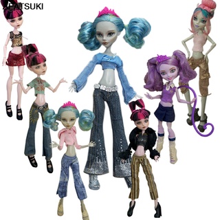 ชุดเสื้อแจ็กเก็ต กระโปรง กางเกงยีน แฟชั่น สําหรับตุ๊กตา Bratz 1/6