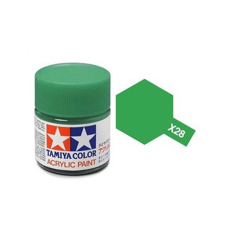 สีทามิย่าสูตรน้ำ Tamiya Acrylic X28 Park Green 10ml