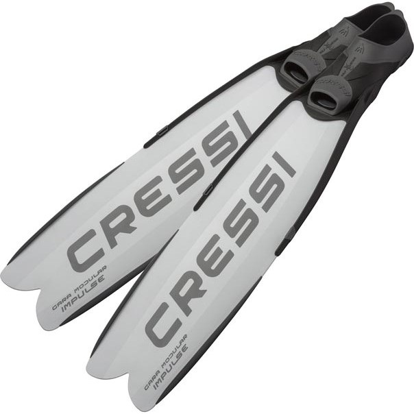 cressi-gara-modular-impulse-white-ฟินตีนกบ-อุปกรณ์ดำน้ำ-ฟรีไดฟ์