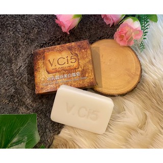 V.CI5 COLOSTRUM SILK WHITHENING MAGIC SOAP 1 ก้อน