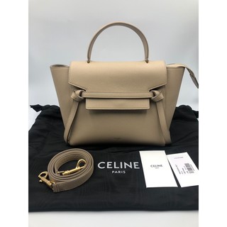 Like very newwww Celine micro beltbag light taupe y.19